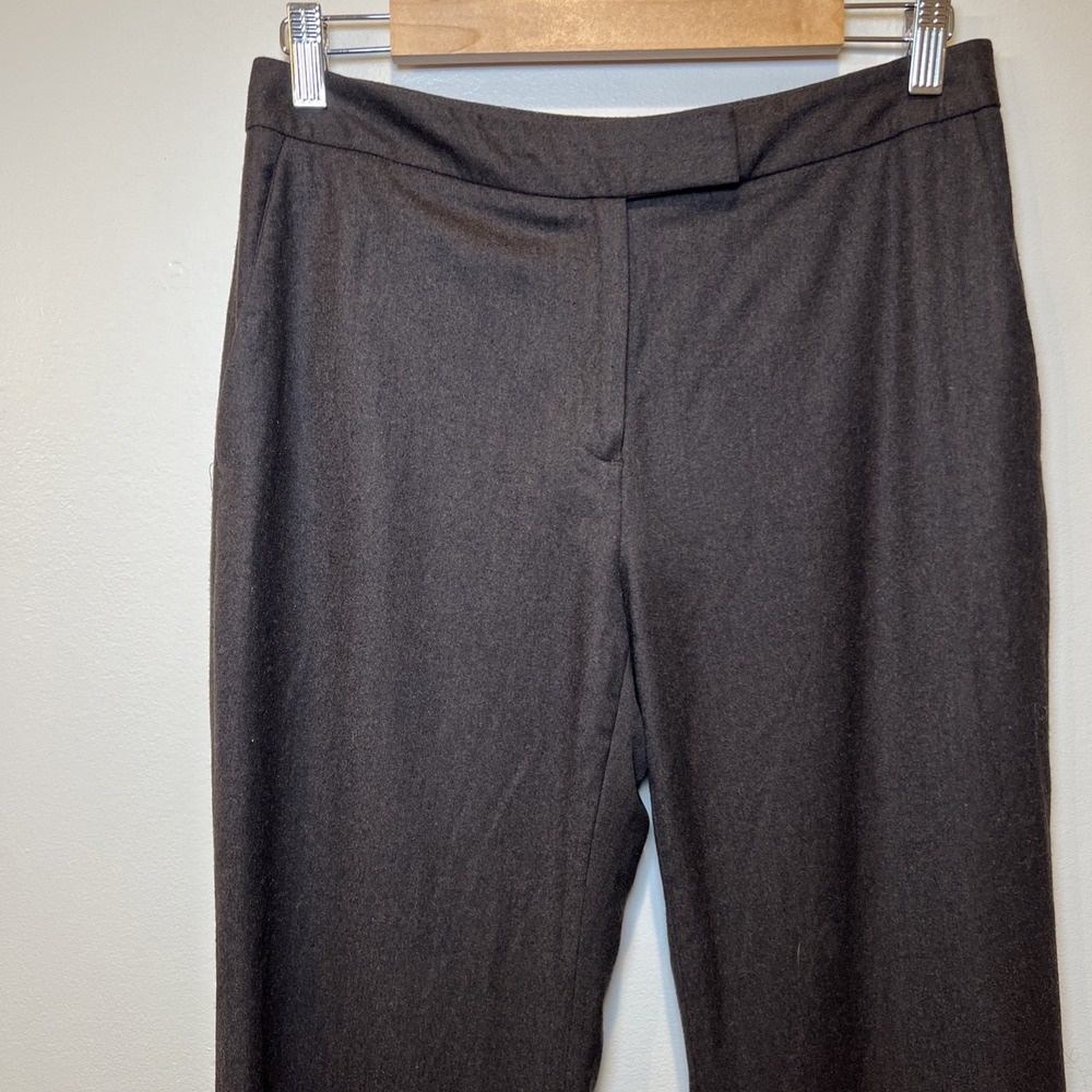 Brooks Brothers Women's Caroline Fit Dress Pants 6 Trousers 100% Wool Super 120s - Picture 2 of 9